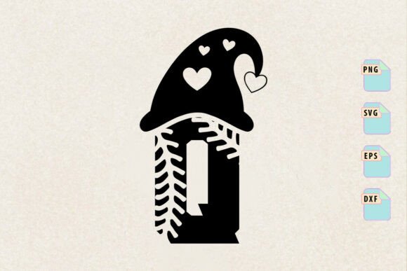 Baseball Christmas Alphabet Q Letter for Crafts and Graphics