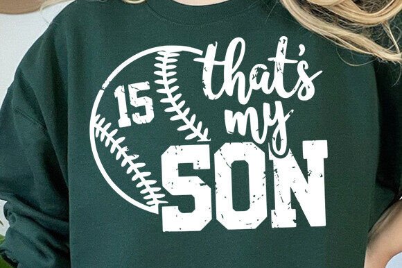 Baseball That’s My Son SVG: A Heartfelt Graphic for Crafts and Branding