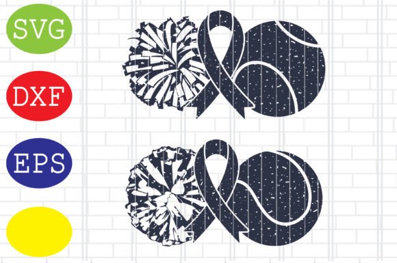 Cheer Ribbon Tennis Svg: A Versatile Graphic Design Asset for Crafts and Local Businesses