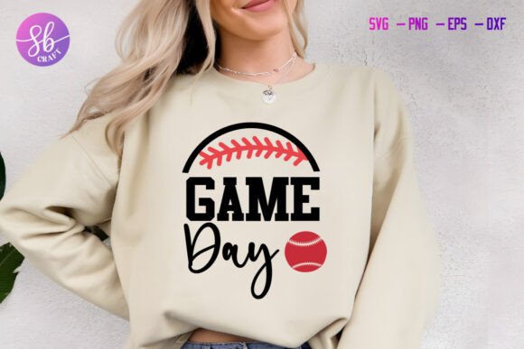 Game Day Baseball Shirt SVG: A Versatile Graphic Design Asset for Crafts and Merch