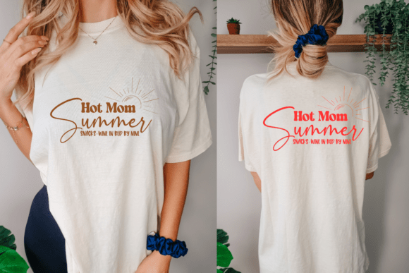 Hot Mom Summer Snacks SVG PNG: A Versatile Graphic Design Asset for Crafts