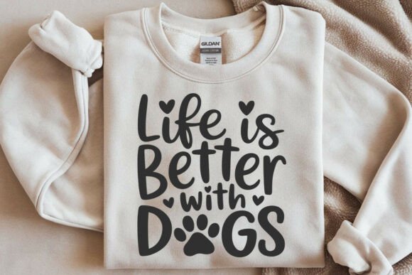 Life Is Better With Dogs SVG for Crafts and Graphics: A Brand Designer’s Perspective