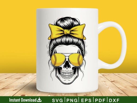 Messy Bun Svg, Cricut and Silhouette Graphics for Crafts