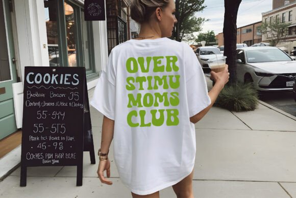Overstimulated Moms Club Svg: A Graphics Asset for Creative Crafts and Branding