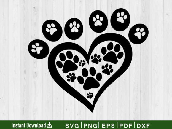 Paw Print Svg Bundle, Animal Paw Svg Graphics And Crafts Review